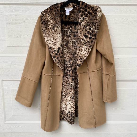 Coldwater Creek Faux Suede Jacket - Picture 1 of 2